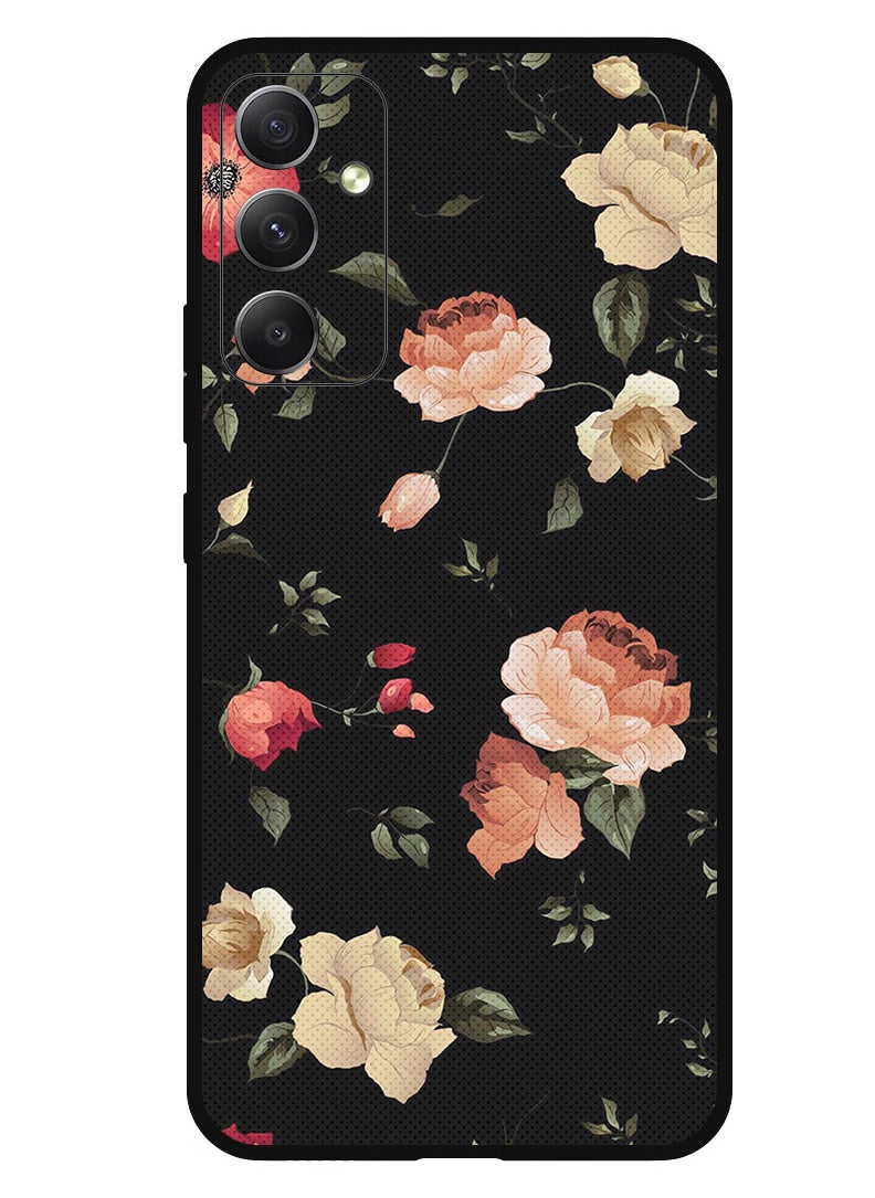 Theodor - Protective Case Anti Scratch Shock Proof Bumper Cover For Samsung Galaxy F14 Colourful Lotus - Image 1