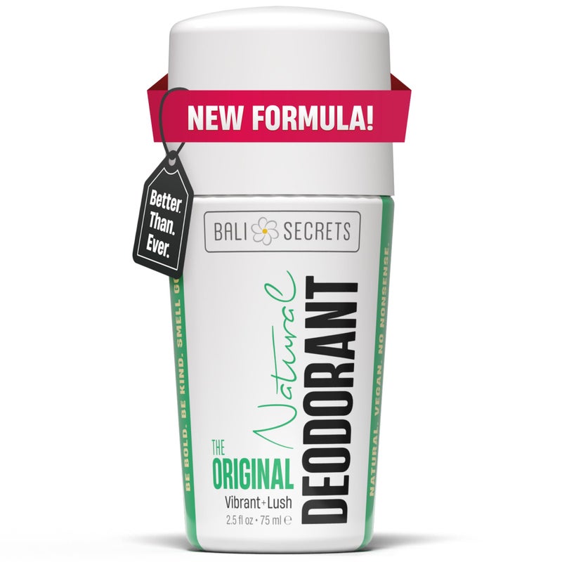 Bali Secrets Natural Deodorant for Women & Men. Nonsense Free. Clean Formula for Sensitive Skin. Strong & Reliable Odor Protection. No Synthetic Aluminum. Organic & Vegan [THE ORIGINAL] - Image 1