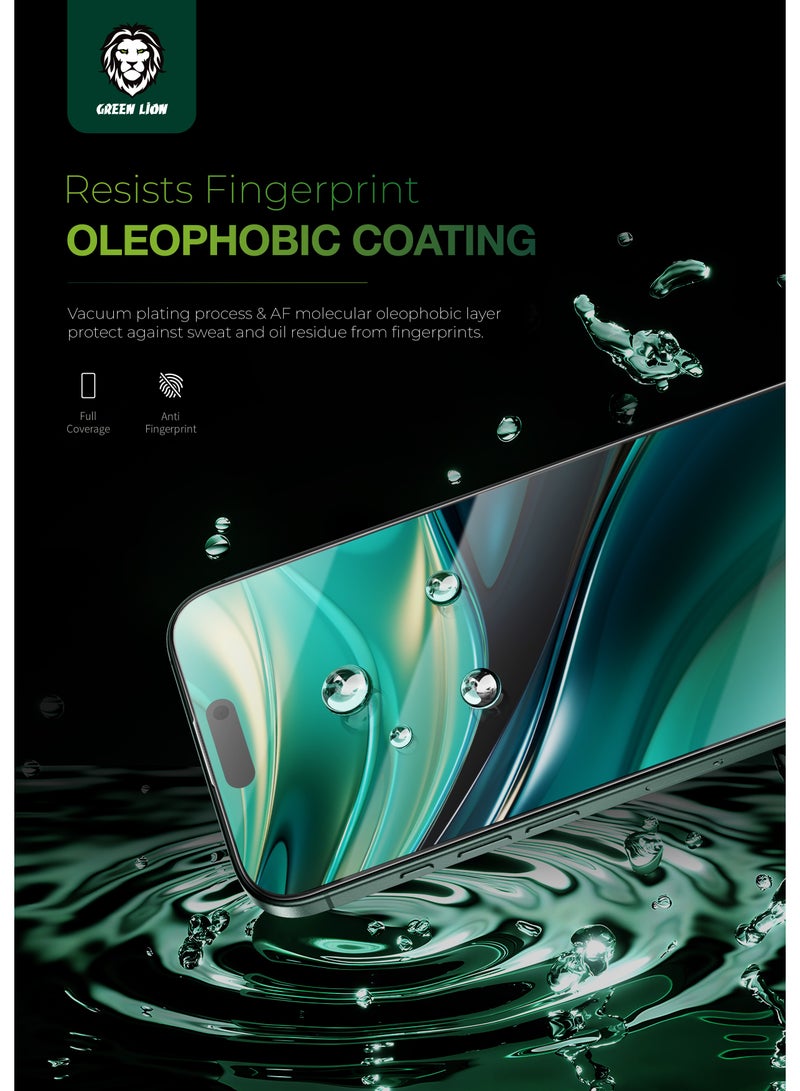 GREEN LION iPhone 16 Pro Diego Pet HD Screen Protector / Bubble Free / Highly Responsive / Crystal Clear / Anti Fingerprint / Grease Resistance / Anti Scratch - Clear - Image 4