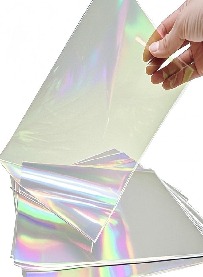 AimtoHome Cellophane Treat Bags Iridescent, 9x6 inches, 50 Pack with Ties,Small Party Favors bags for Cookie Candy Popcorn - Image 1