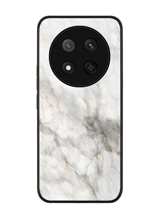 Stylizedd For Honor X9c / Honor Magic7 Lite 5G Case,Slim fit Camera Protection, Shockproof Thin Phone cover  - Marble Print Beige Grey - Image 1