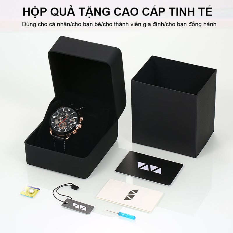 Men's Watches Luxury Quartz Wristwatch Men Business Casual Watch Fashion Luminous Clock Waterproof Watch - Image 4