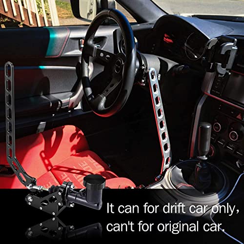 OSIAS ذراع فرامل اليد الهيدروليكية OSIAS من الألمنيوم E-Brake مجموعة تروس سباق فضية - Image 3