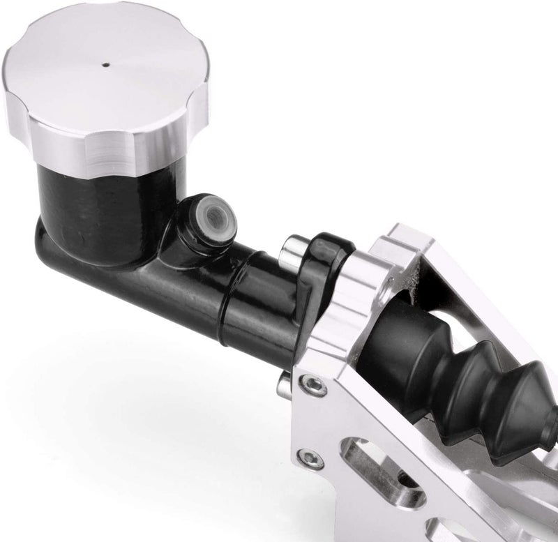 OSIAS ذراع فرامل اليد الهيدروليكية OSIAS من الألمنيوم E-Brake مجموعة تروس سباق فضية - Image 4