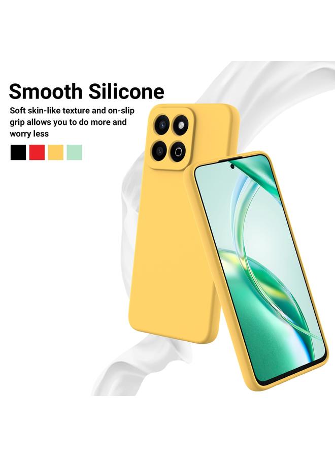 S-TOP Case For Honor X7c / Play 200 Plus Pure Color Liquid Silicone Shockproof Phone Case - Image 3