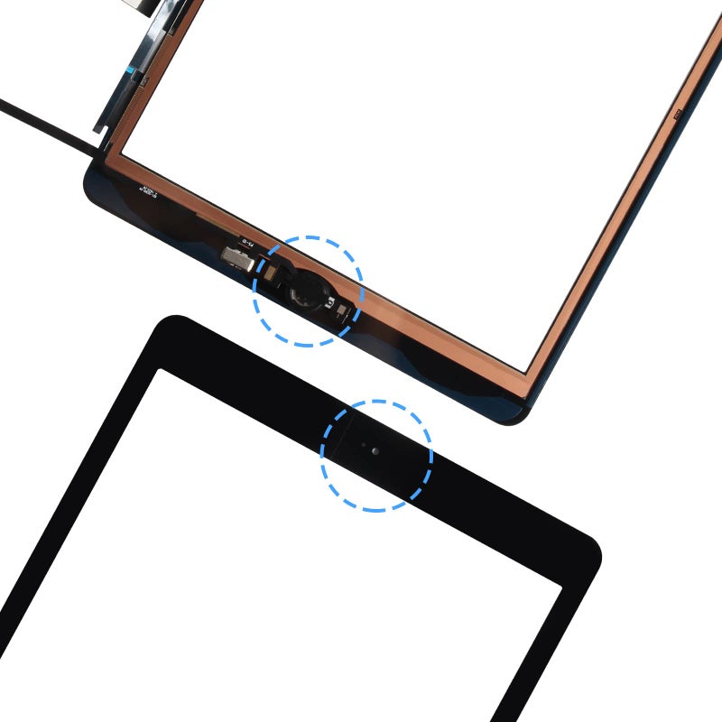 ARSSLY for iPad 9 9th Gen Screen Replacement,Touch Screen Digitizer for iPad 9th Generation 2021 A2602, A2603, A2604, A2605 10.2 inch Touchscreen Glass Kits with Home Button (Black) - Image 4