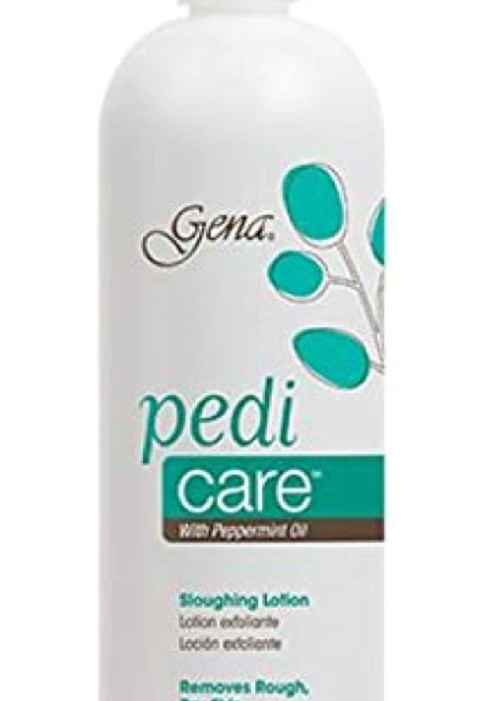 Gena Pedi Care Sloughing Lotion with Peppermint Oil - 16 oz Pump Bottle