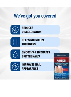 Kerasal Kerasal Nighttime Renewal Fungal Nail Patches - 14 Patch - Overnight Nail Repair for Nail Fungus Damage, 8-Hour Nail Treatment Restores Healthy Appearance  - Image 3