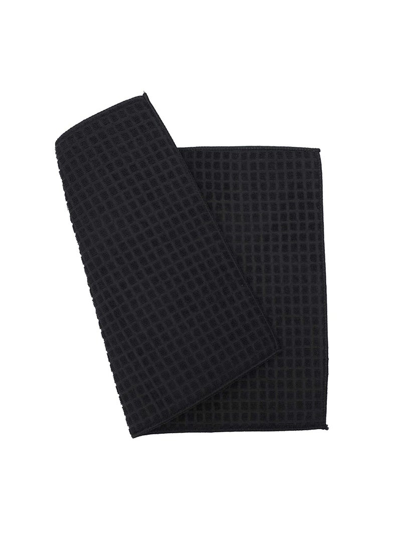 HOUSE HATCH HOUSE HATCH Microfiber Reversible Dish Utensils Drying and Kitchen countertop Mat Water Absorbent Kitchen mat for Wet Utensils 38cm x 51cm Pack of 1 Assorted Colours  - Image 5