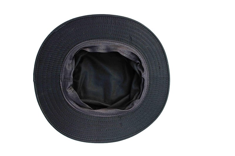 KETKAR Sun Protection Cap For Men, Beach Fishing Wool Hat, Summer Hat For Men, Round Sun Cap For Hiking, Fishing, Gardning, Travel_Pack Of 01(Free Size,Black) - Image 3