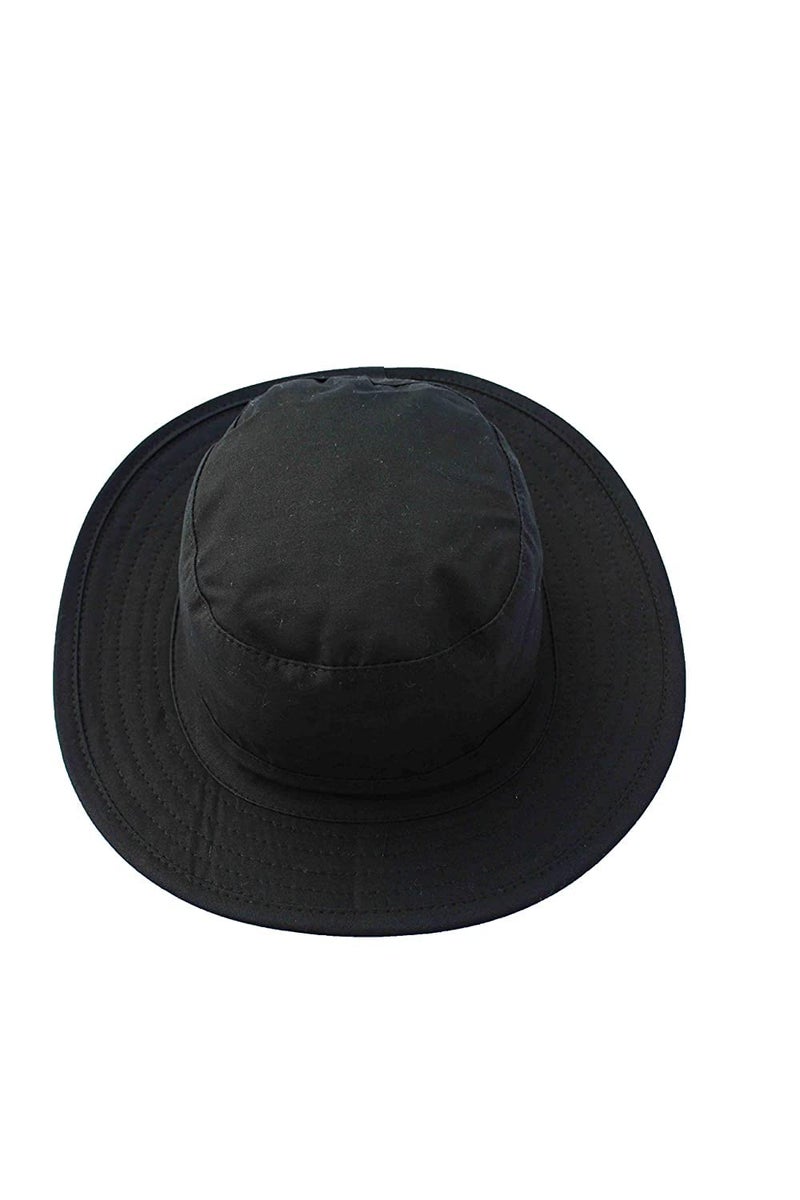 KETKAR Sun Protection Cap For Men, Beach Fishing Wool Hat, Summer Hat For Men, Round Sun Cap For Hiking, Fishing, Gardning, Travel_Pack Of 01(Free Size,Black) - Image 4