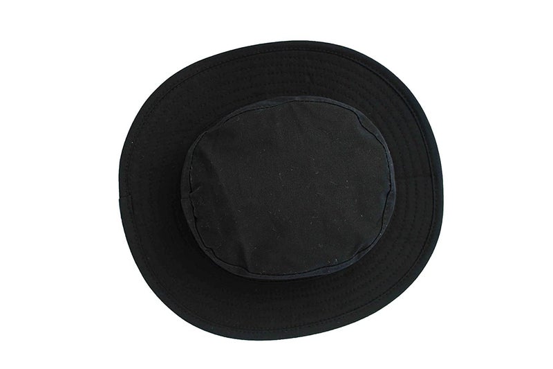 KETKAR Sun Protection Cap For Men, Beach Fishing Wool Hat, Summer Hat For Men, Round Sun Cap For Hiking, Fishing, Gardning, Travel_Pack Of 01(Free Size,Black) - Image 2