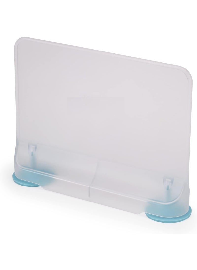 PERDANT - PERDANT FridgeStore UnderShelf Storage Drawer Movable Fridge Shelf Divider Perfect for Refrigerator Compartment Bottles Cans Separators Divider with Suction Cup Fridge Store Shelf Divider - Image 1