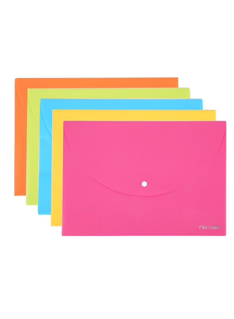 Deli ملف مستندات بحجم A4 مكون من 30 قطعة بألوان متعددة - Image 2