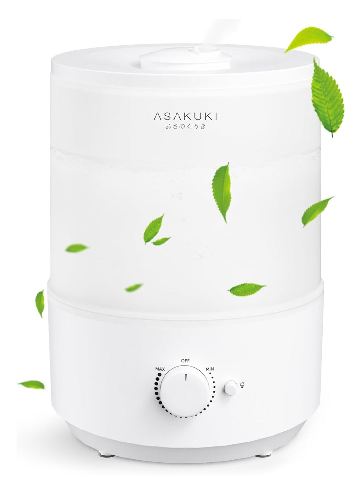 【美品】WHAT WE WANT WWW_HASAMUYATSU Humidifier For Bedroom ASAKUKI ZH001S Top-Fill (Cool Mist
