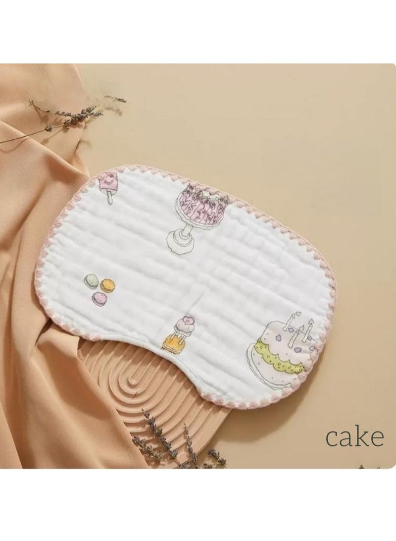 TEN-M JOURNEY Multi-Use Baby Nursing Towel, Bib Towel, and Pillow Cover | 10-Layer Breathable Antibacterial Cotton | High Sweat Absorption | Suitable for Babies 0-12 Months 39x25cm - Image 1