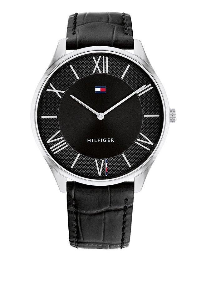 TOMMY HILFIGER Men Analog Round Shape Leather Wrist Watch 43 mm  - Image 1