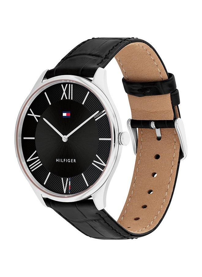 TOMMY HILFIGER Men Analog Round Shape Leather Wrist Watch 43 mm  - Image 2