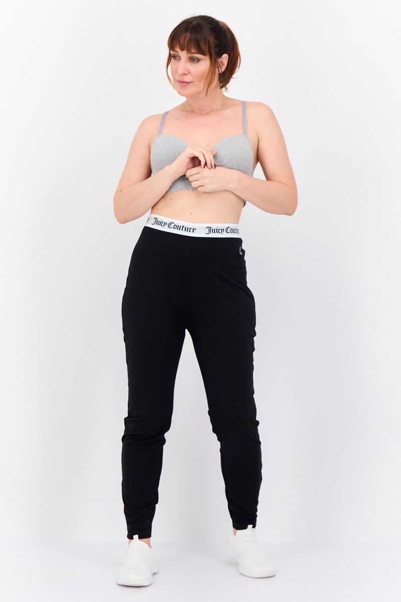 Juicy Couture ليجنز نسائية بشعار العلامة التجارية، أبيض - Image 4