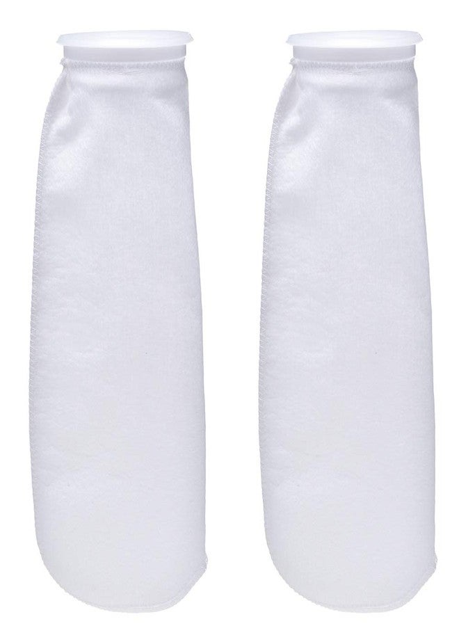 ALEGI Aquarium Filter Socks 4 inch by 14 Inch Long, 200 Micron - 4 Inch Ring Aquarium Felt Filter Bags (4 by 14 Inch - 10Pack) - Image 2