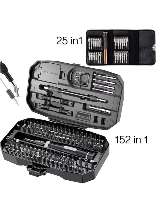 Arabest Precision Screwdriver Set, Laptop Tool Kit, 152 in 1 Professional Computer Repair - Image 2