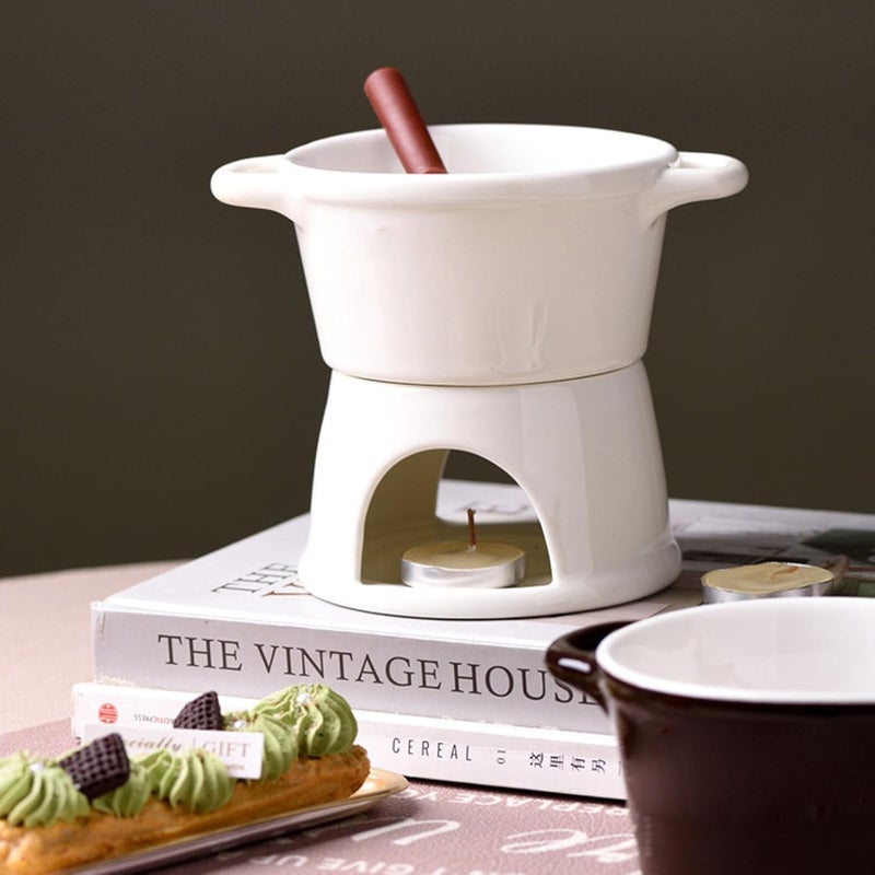 Diverse operating method fit Chocolate Fondue Cup, 300ml Ceramic Butter Warmer Pot, Sweet Ceramic Personal Chocolate Melting Cup, Ideal Xmas Gifts Birthday Date Night Birthday Wedding Gifts (White) Multi-source stock guarantee Trendy budget practical design Solid anti-deform Hardness boosted processed substance Protective coating Diverse operating method fit Fast & slow shipment compatible Workday cycle fulfillment Compact design Practical experience crafted Global versatile design Condition adaptive build Market multi-use trusted quality Surface safe Yearly optimized delivery route Light durable upgraded substance Bulk storage easy optimized build Strong durable raw material All-round well-engineered practical build Flat working surface Intra-city fast distribution Local & cross border ship compatible Flexible purchase choices Precision polished solid material - Image 4