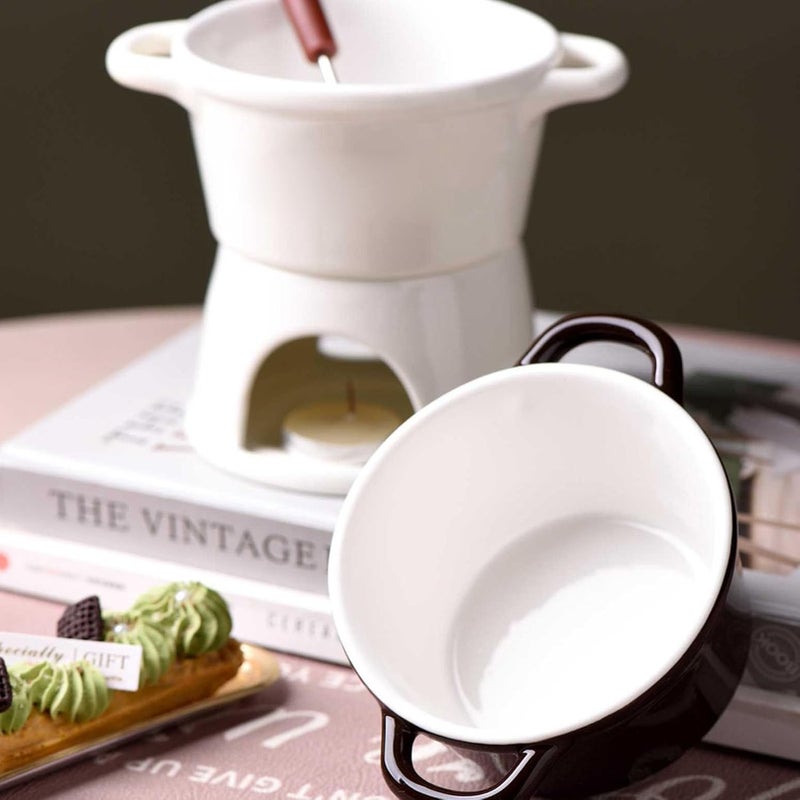 Diverse operating method fit Chocolate Fondue Cup, 300ml Ceramic Butter Warmer Pot, Sweet Ceramic Personal Chocolate Melting Cup, Ideal Xmas Gifts Birthday Date Night Birthday Wedding Gifts (White) Multi-source stock guarantee Trendy budget practical design Solid anti-deform Hardness boosted processed substance Protective coating Diverse operating method fit Fast & slow shipment compatible Workday cycle fulfillment Compact design Practical experience crafted Global versatile design Condition adaptive build Market multi-use trusted quality Surface safe Yearly optimized delivery route Light durable upgraded substance Bulk storage easy optimized build Strong durable raw material All-round well-engineered practical build Flat working surface Intra-city fast distribution Local & cross border ship compatible Flexible purchase choices Precision polished solid material - Image 5