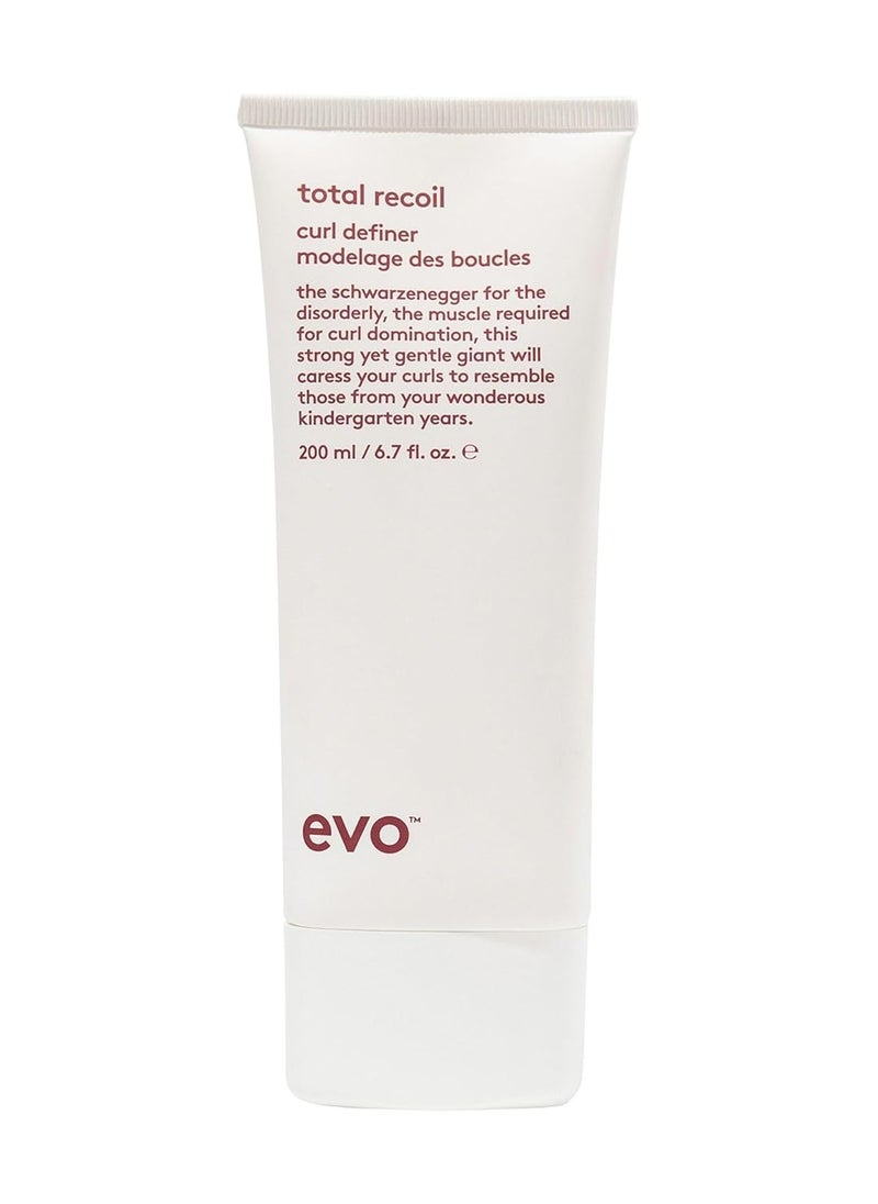 EVO EVO Total Recoil Curl Definer - Strong Hold Defining Moisturizing Cream - Enhances Natural Curl Pattern & Reduces Frizz - Humidity Control  - Image 1