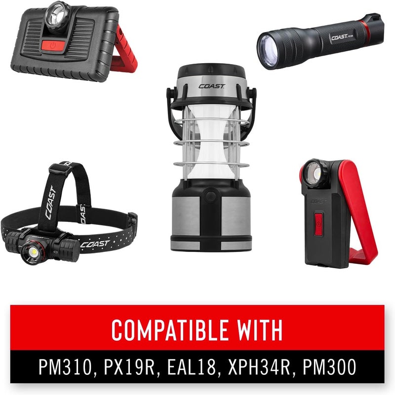 Coast Coast ZX955 ZITHIONX LiIon Rechargeable Battery for The EAL18 PM300 PM310 and XPH34R LED Lights Black  - Image 2