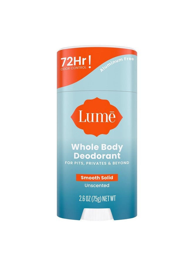 Lume - Smooth Solid Stick 2.6 Ounce (Unscented) - Image 1