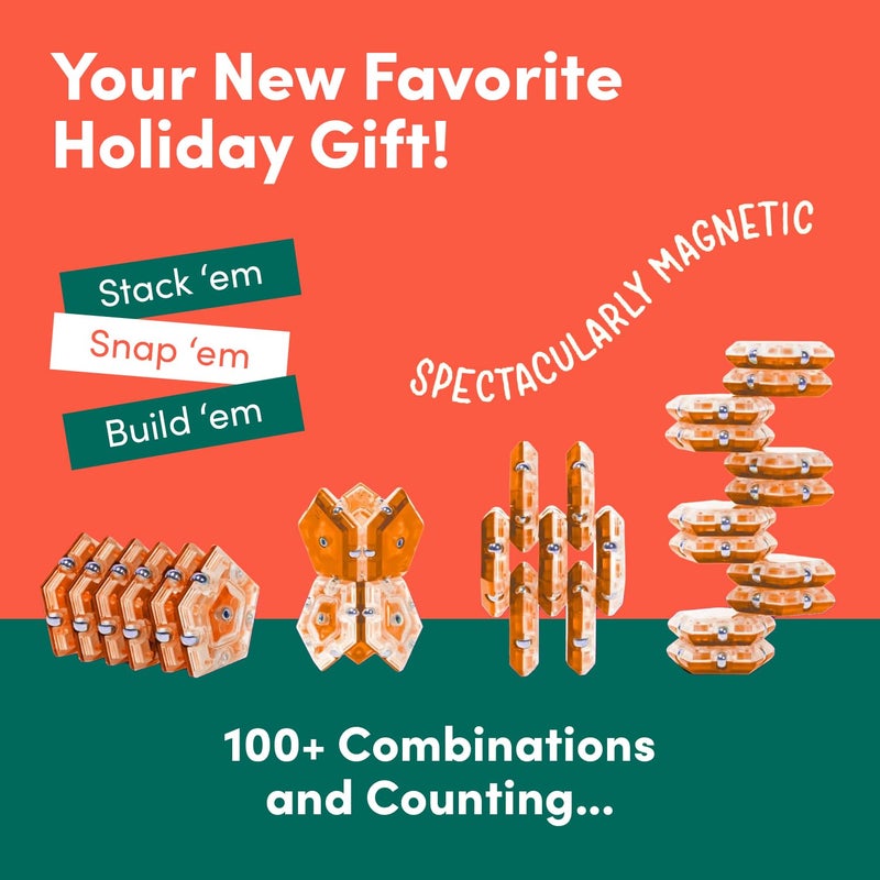 Speks Geode Gel-Filled Stress Ball | Ultra Soft Squishy Fidget Toy for Adults & Teens | Stress Relief & Desk Toy | Holiday Stocking Stuffer & Christmas Gift Idea | Sphere, Lava - Image 5