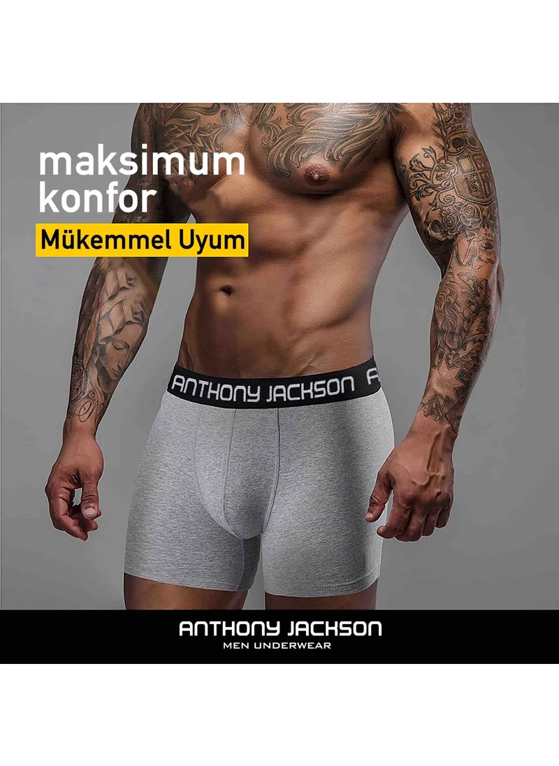 Anthony Jackson Lycra Box of 6 Premium Men's Boxer Storm