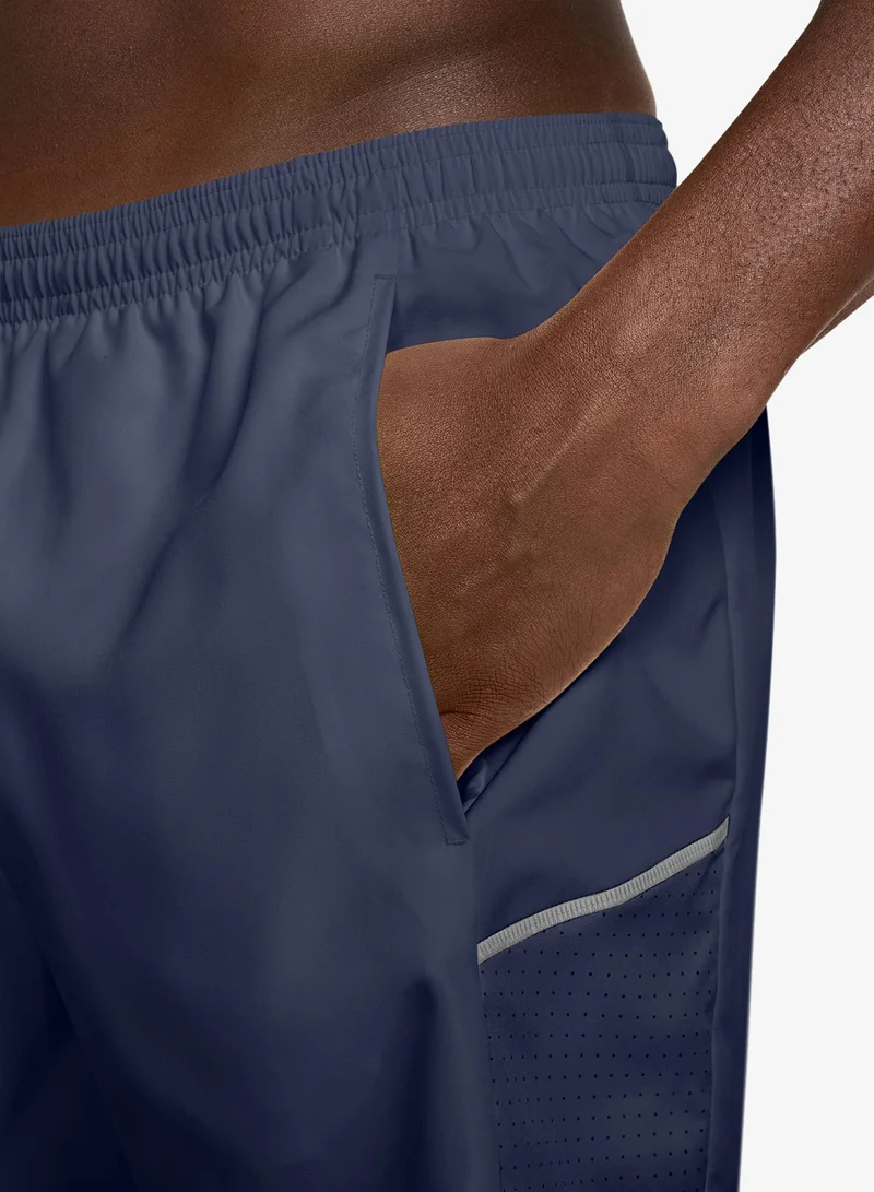 Nike MIDNIGHT NAVY/OBSIDIAN/(REFLECTIVE SILV) 5" 2In1 Dri-Fit Miler Running Shorts for Men | Best Price UAE