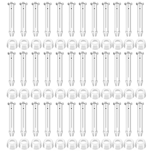 Lemfema 36Pcs Plastic Pool Joint Pins & Pool Seals Compatible with Intex 13'-24' Above Ground Round Metal Frame Pools and Intex Rectangular Metal Frame Pools Replacement Parts(2.36 Inch) - Image 1