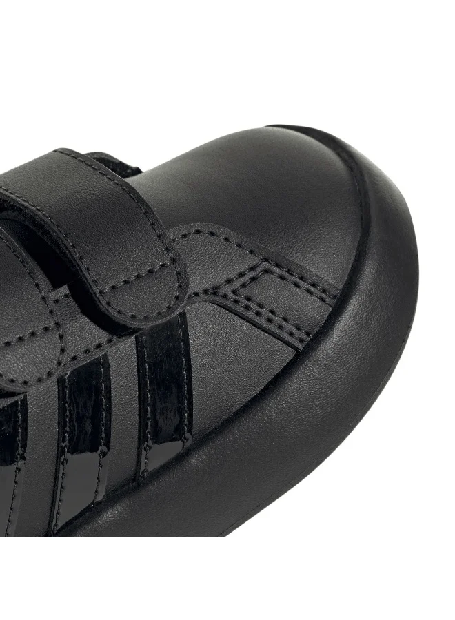 adidas أحذية أديداس ستار وورز جراند كورت للأطفال - أسود