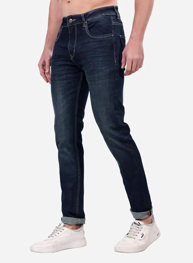 ستايلوكس Stylox Mid Rise Whiskered Faded Slim Fit Jeans