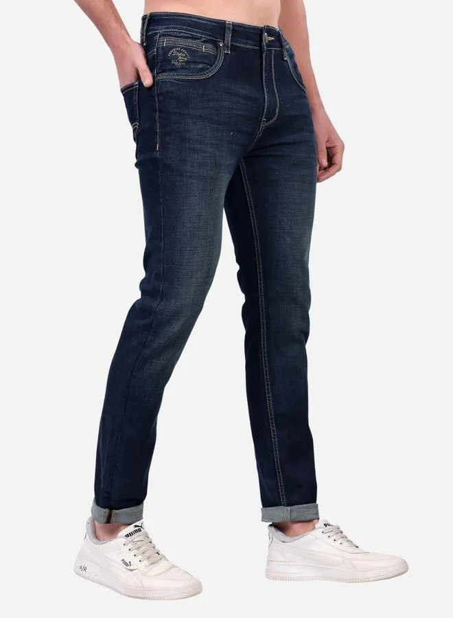 ستايلوكس Stylox Mid Rise Whiskered Faded Slim Fit Jeans