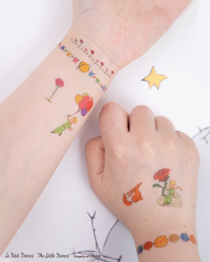 Avenir - The Little Prince Face Stickers & Tattoos Set – 18 Reusable Face Stickers & 123 Tattoo Stickers | Easy to Apply & Remove | Kids Party, Dress-Up & Creative Play - Image 3