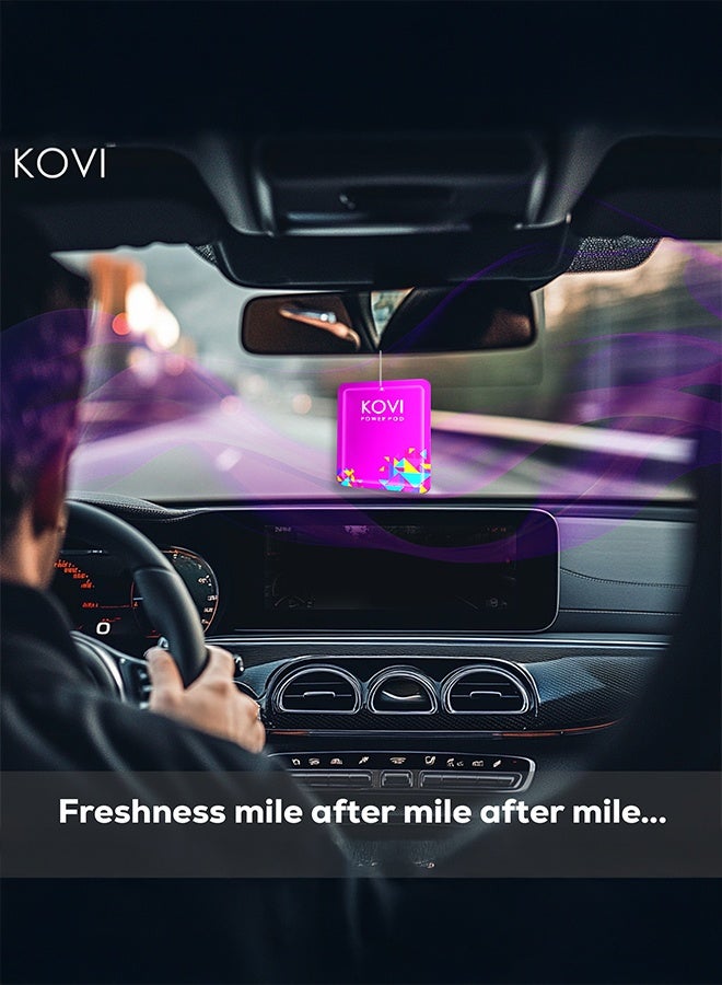 Kovi Air Fragrance Power Pod For Bathroom And Car Long-Lasting Fragrance Of French Lavendar Infused With Essential Oils Lasts Up To 30 Days 10Gm  - Image 5