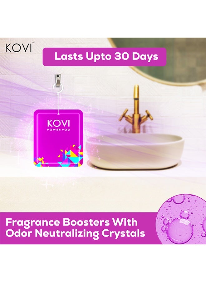 Kovi Air Fragrance Power Pod For Bathroom And Car Long-Lasting Fragrance Of French Lavendar Infused With Essential Oils Lasts Up To 30 Days 10Gm  - Image 4