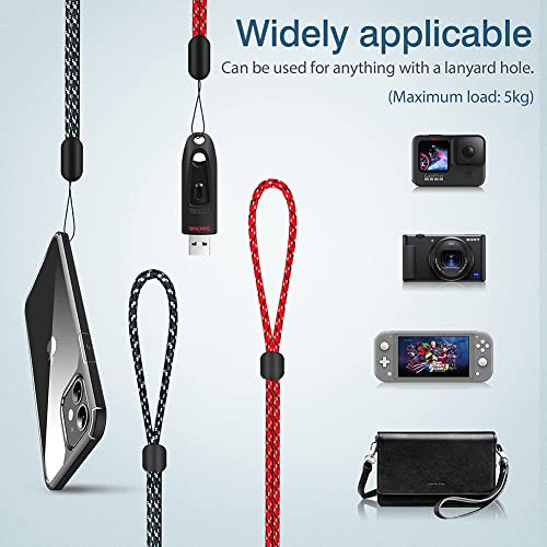 Bowiemall Multipurpose Hand Wrist Strap Lanyard 5 Pcs Adjustable Nylon Wristlet Straps Keychain String for Cell Phone Case Holder Compatible with Cellphone, Keys, Cameras & ID, USB Flash Drives - Image 4