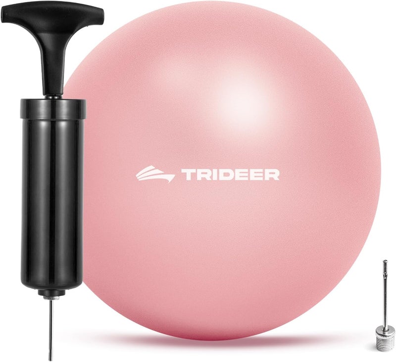 Trideer كرة بيلاتس - 7-8 بوصة مع مضخة، كرة صغيرة للتمارين، اليوغا، البار، والعلاج الطبيعي - Image 1