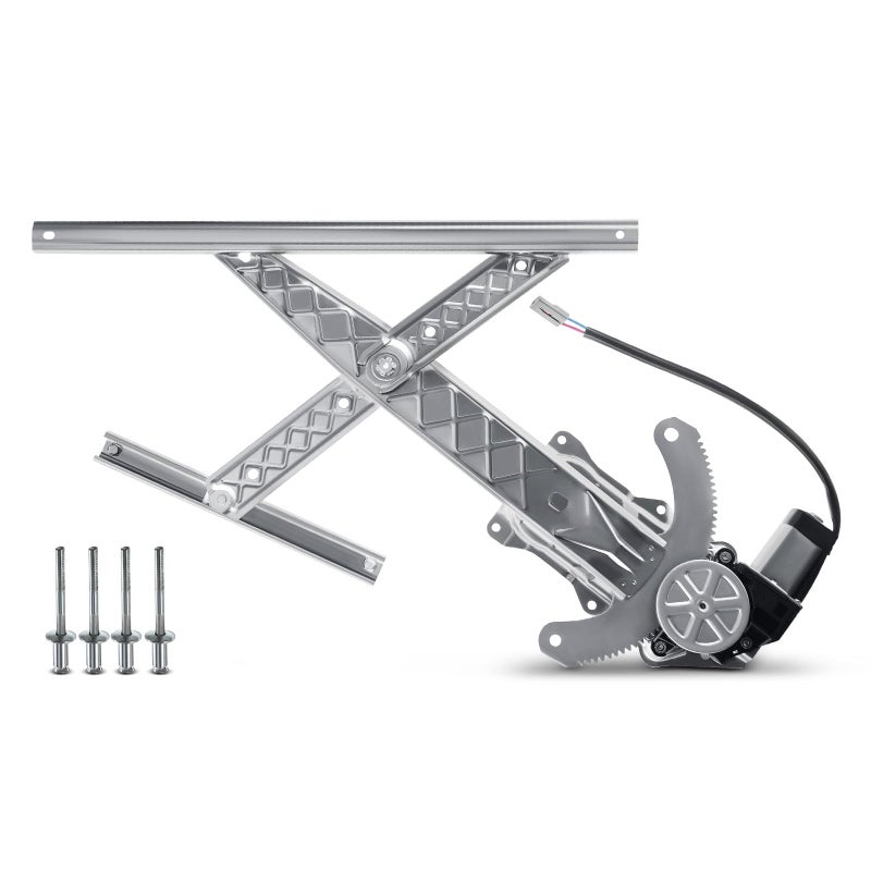 YHTAUTO Front Power Window Regulator Driver Side With 2Pin Motor Assembly for Ford Expedition 19972002 Sport Utility F150 2001 Crew Cab Lincoln Navigator 19982002 Sport Utility