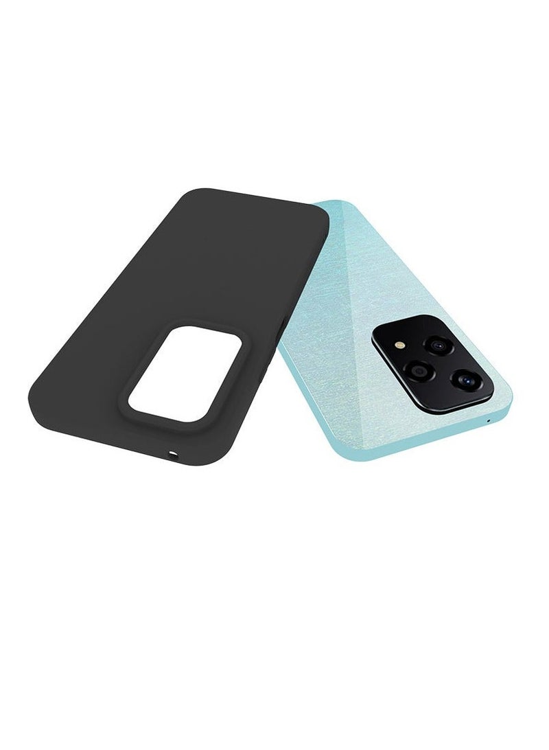 URBBKING Case Cover With Soft Liquid Silicone Protection Anti-Scratch For Honor 200 lite 5G Black - Image 5