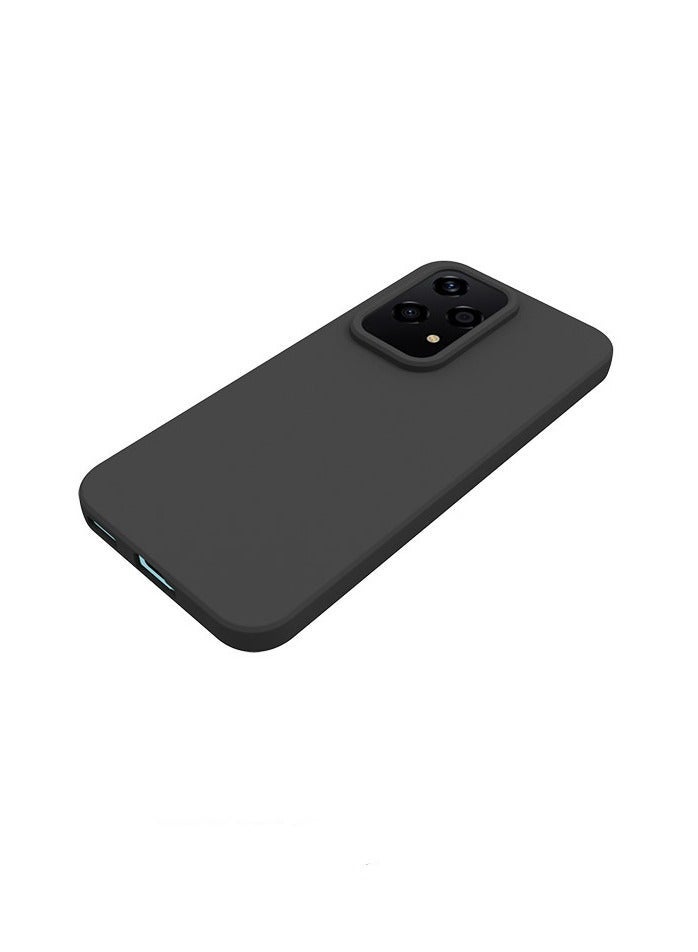 URBBKING Case Cover With Soft Liquid Silicone Protection Anti-Scratch For Honor 200 lite 5G Black - Image 4