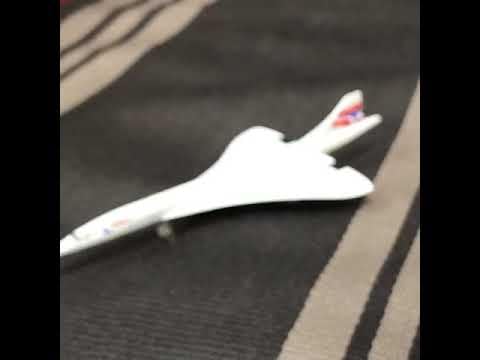 Daron British Airways Concorde Single Plane Toy White Small - Image 5