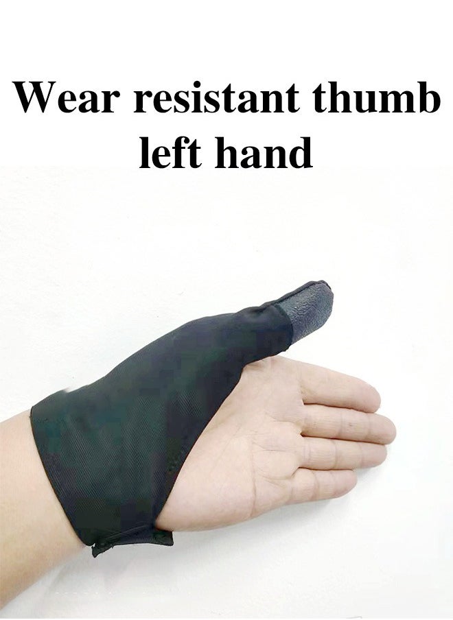 Realfrog - Bowling Hand Protector, Bowling Thumb Protector, Anti-Wear Thumb Cover, Anti-Slip Sports Glove For Left Hand - Image 1