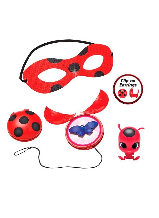 Miraculous : Tales Of Ladybug And Cat Noir Ladybug Role Play Set Ladybug Costume Kids Fancy Dress Set With Mask And Accessories Ladybug Superhero Costumes For Girls And Boys  - Image 4