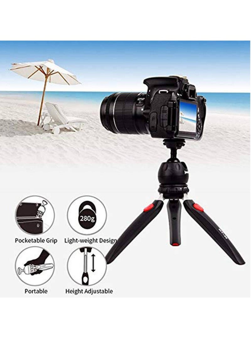 MT-35 - Table Top Mini Portable Fold-able Extendable Tripod Stand for Mobile Phones and DSLR  - Image 2