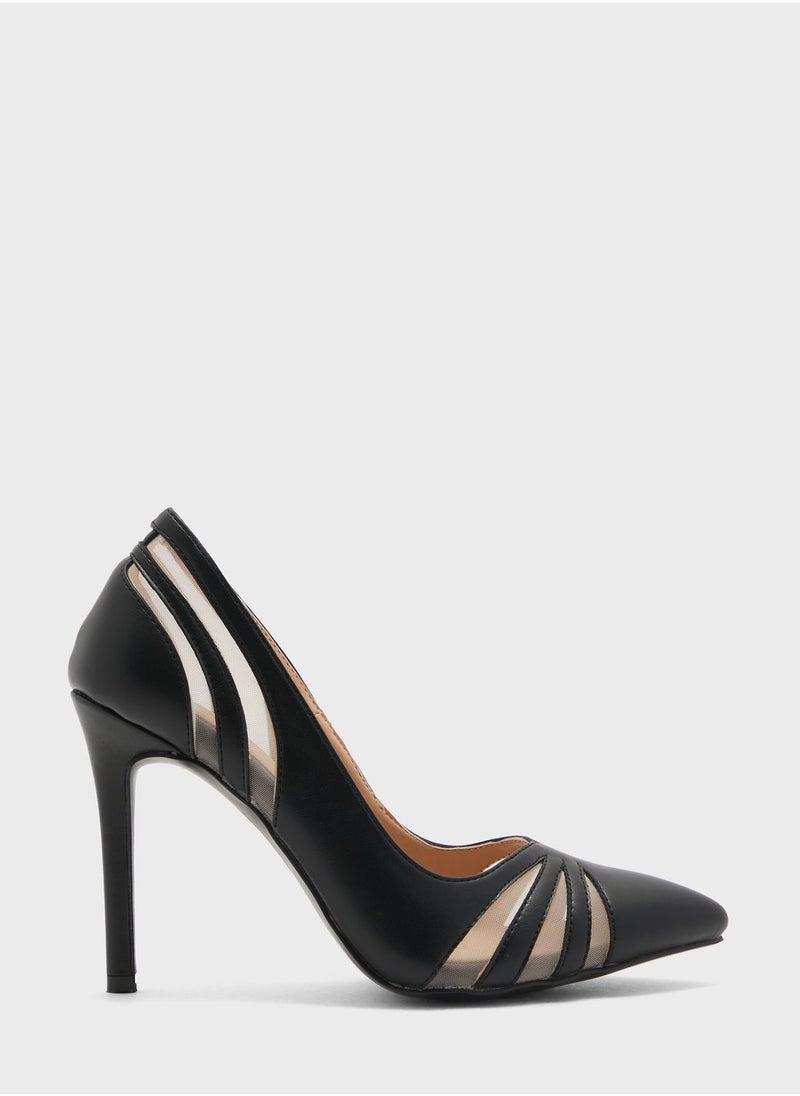 Khizana - Cutout Detail Pointed Pump - Image 1